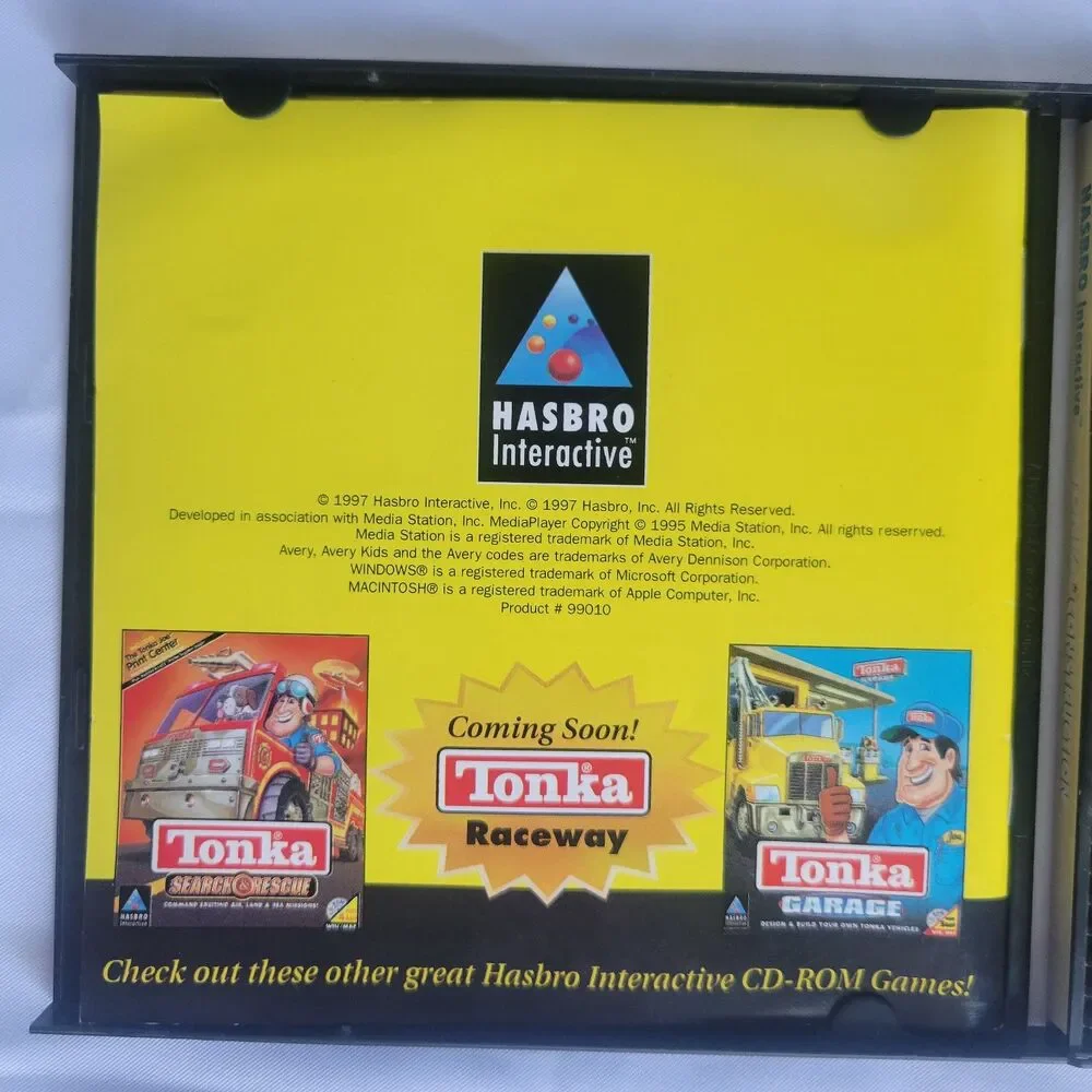UNTESTED Tonka Construction Video Game on Computer